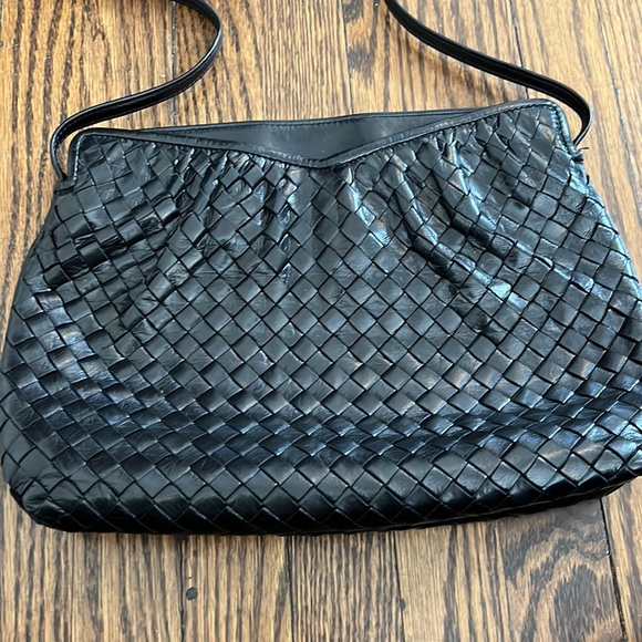 Designer Gianfranco Lotti Firenze Purse Weaved Leather - Picture 2 of 8